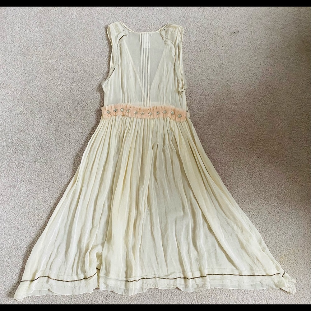 Chloé Spring 2005 silk chiffon midi dress. Size 40. Phoebe Philo.